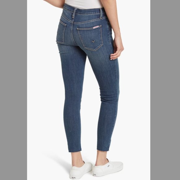 NWT $225 Hudson Size 29 Natalie Midrise Skinny Corp Button Front Jeans - Picture 2 of 12